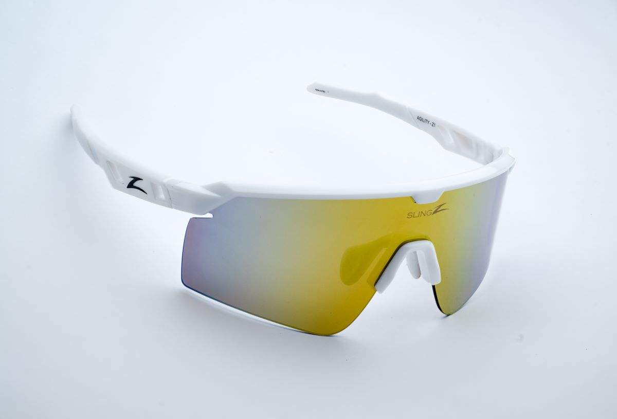 Agility Z1 - Crusher-Slingz Eyewear-White Glossy-Slingz Eyewear-Floating Sunglasses-Ocean Designed